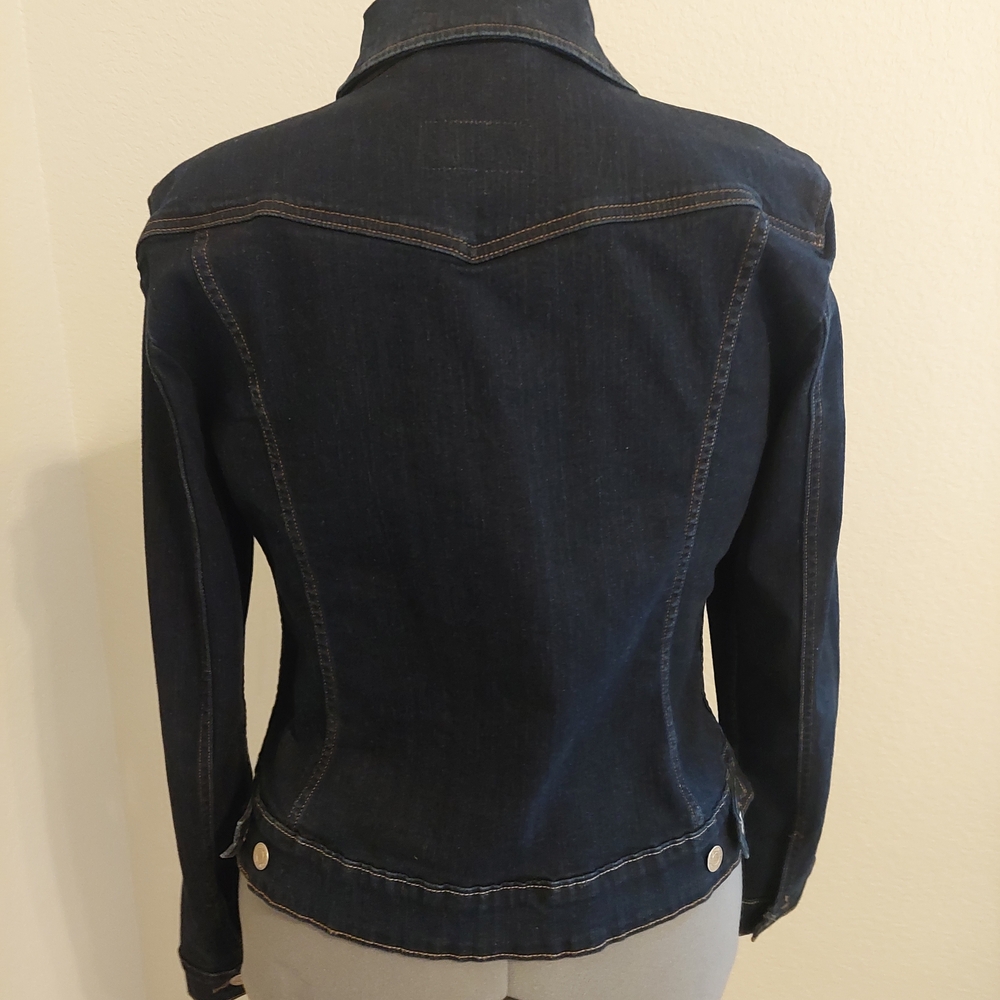 Levi's Trucker Dark Blue Denim Jacket - Picture 4 of 6